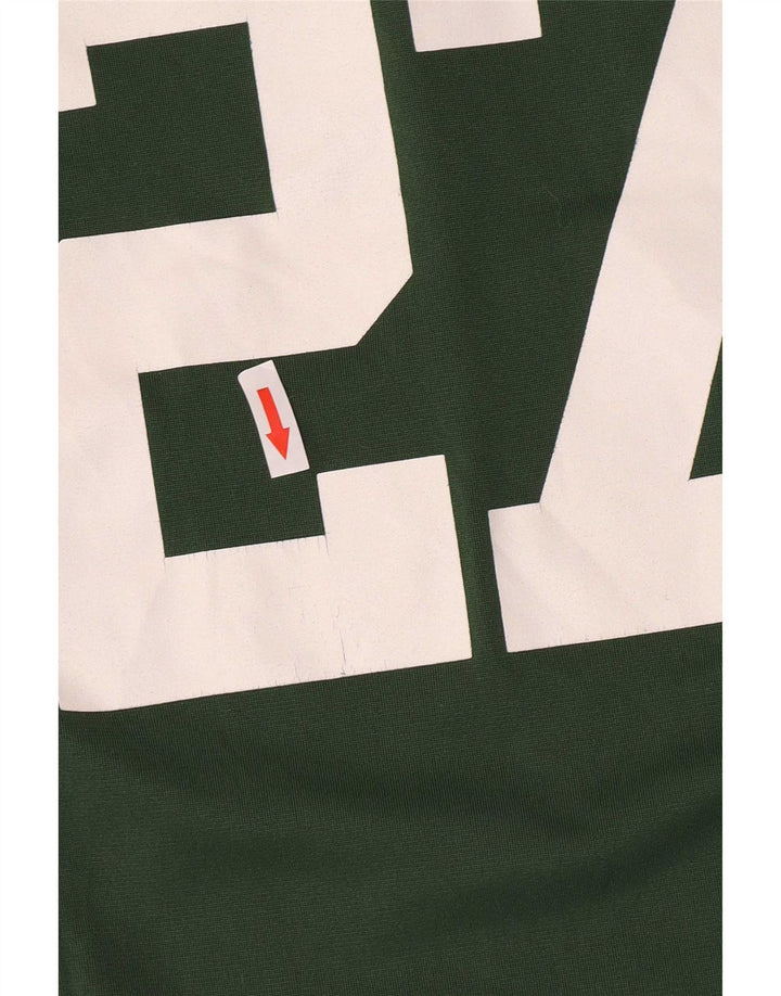 Tricou grafic Nike pentru băieți Top 7-8 ani Poliester verde mic