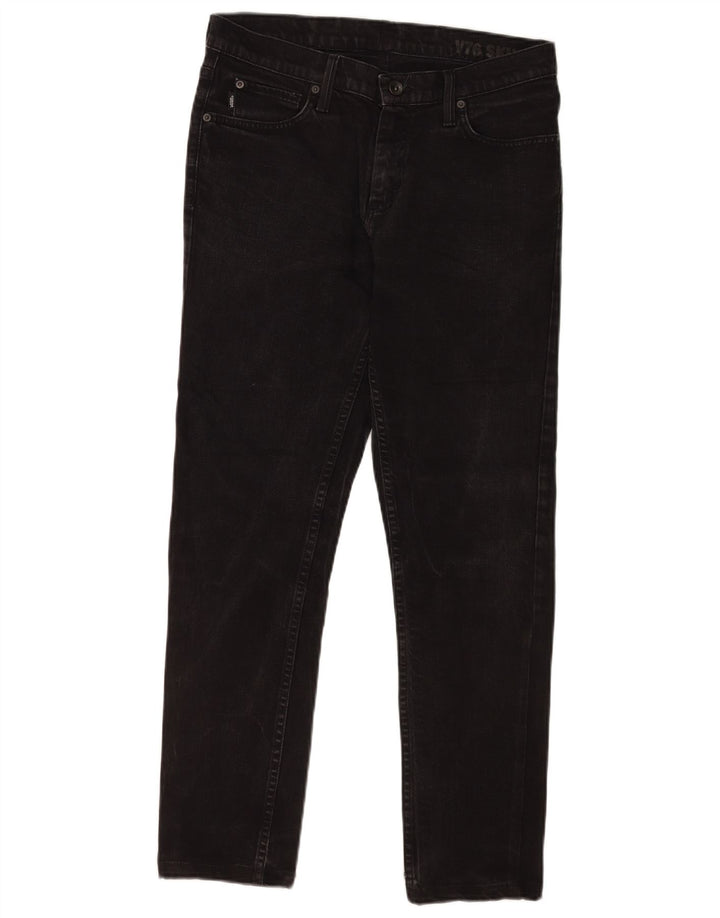 Blugi slim pentru bărbați Vans W34 L29 bumbac negru