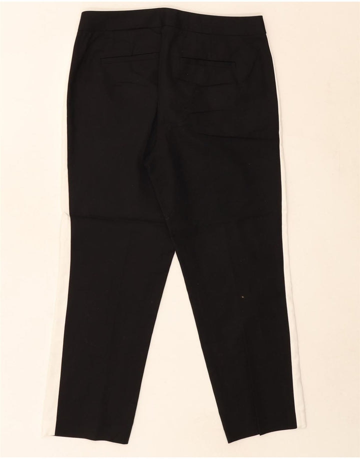 MICHAEL KORS Womens Cropped Trousers US 6 Medium W30 L25 Black Colourblock Vintage Michael Kors and Second-Hand Michael Kors from Messina Hembry 