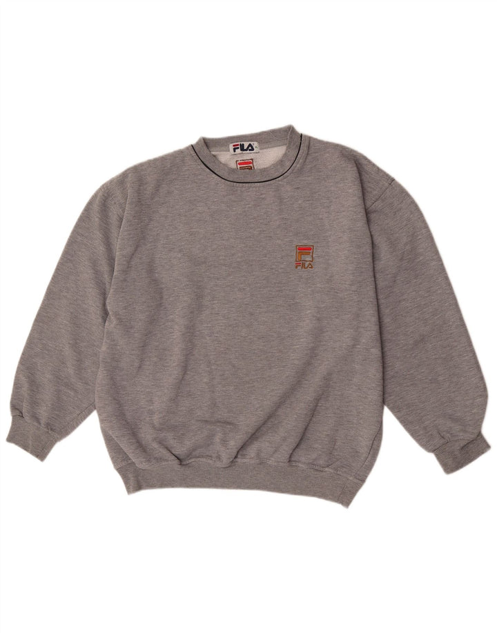 Pulover supradimensionat pentru femei Fila UK 18 XL Poliester gri