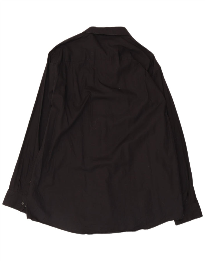 Cămașă pentru bărbați Calvin Klein Mărimea 17 XL Bumbac negru
