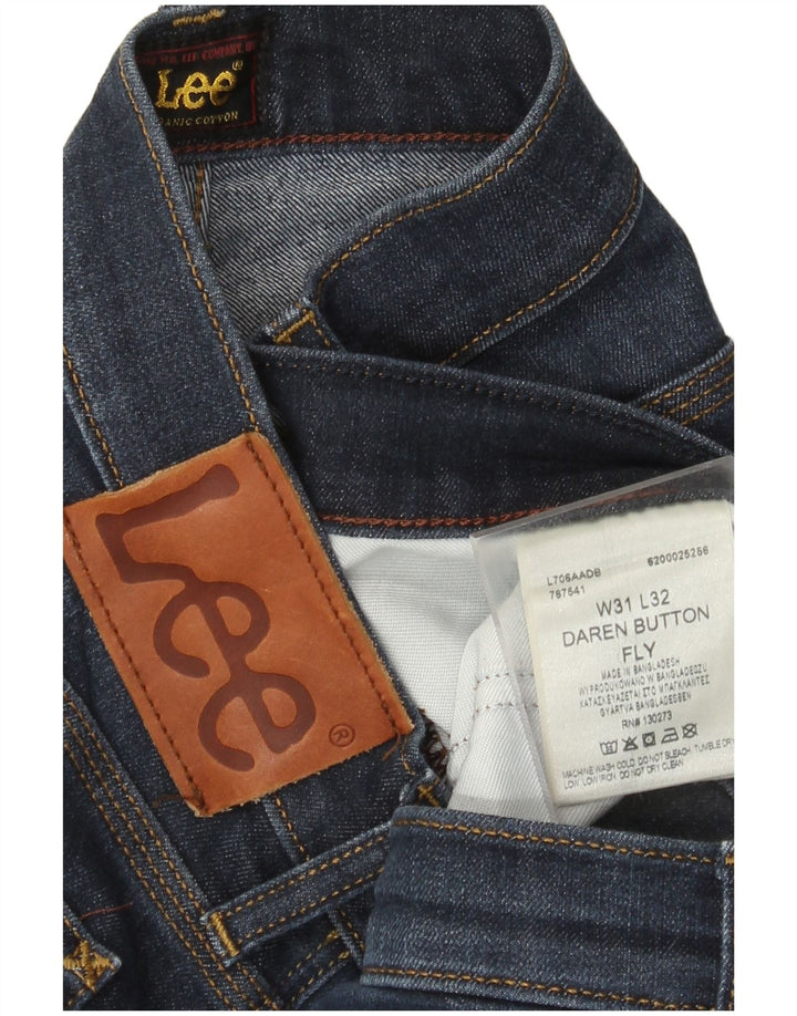 Blugi pentru bărbați Lee Daren Slim W31 L27 Bumbac bleumarin