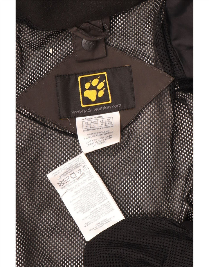 Jack Wolfskin Jachetă de ploaie supradimensionată pentru femei UK 12/14 Maro mediu