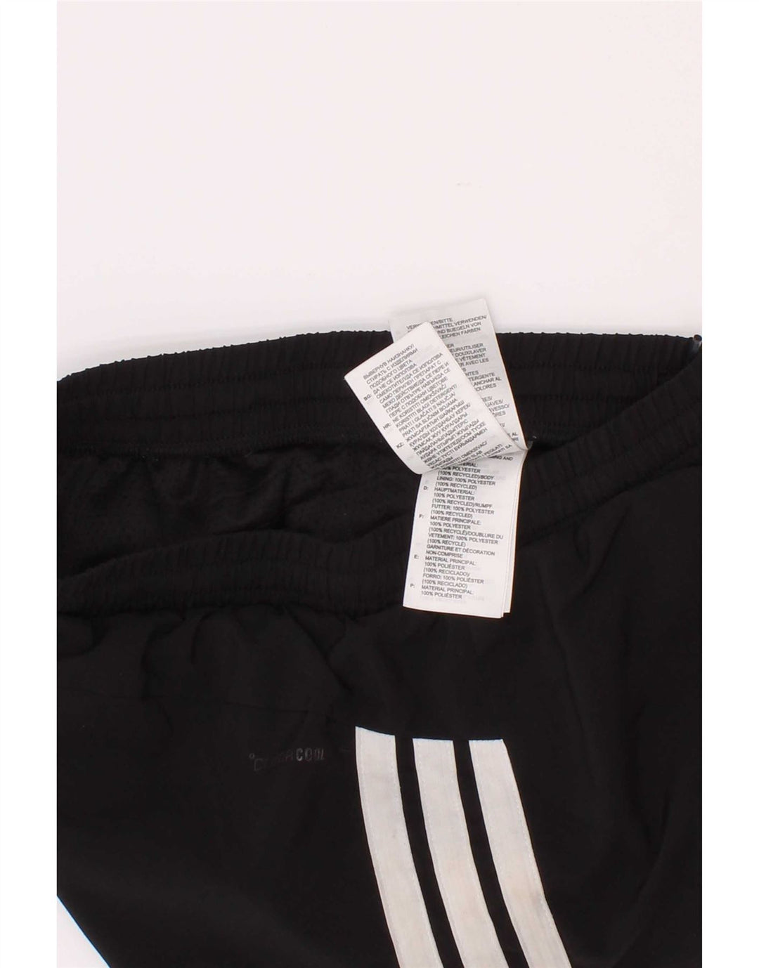 Pantaloni scurți sport pentru fete Adidas Climacool 9-10 ani poliester negru