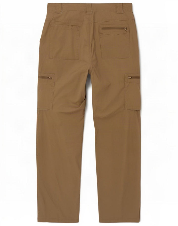 Mountain Warehouse Pantaloni cargo drepti pentru bărbați W32 L32 poliester bej