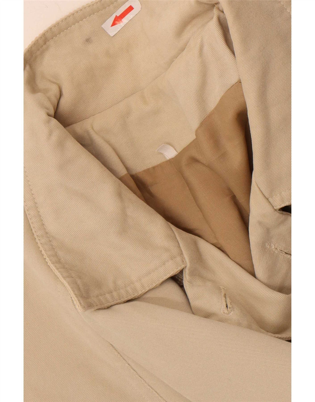 Palton dublu pentru femei vintage UK 14 mare bej