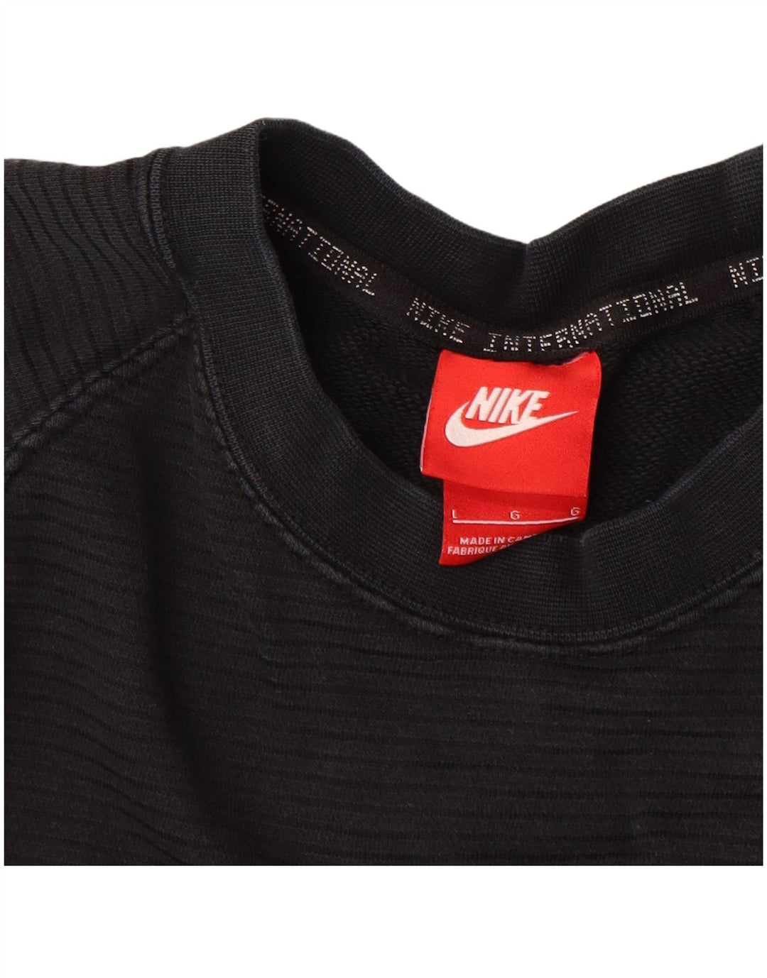 Pulover NIKE pentru bărbați, bumbac mare cu dungi negre