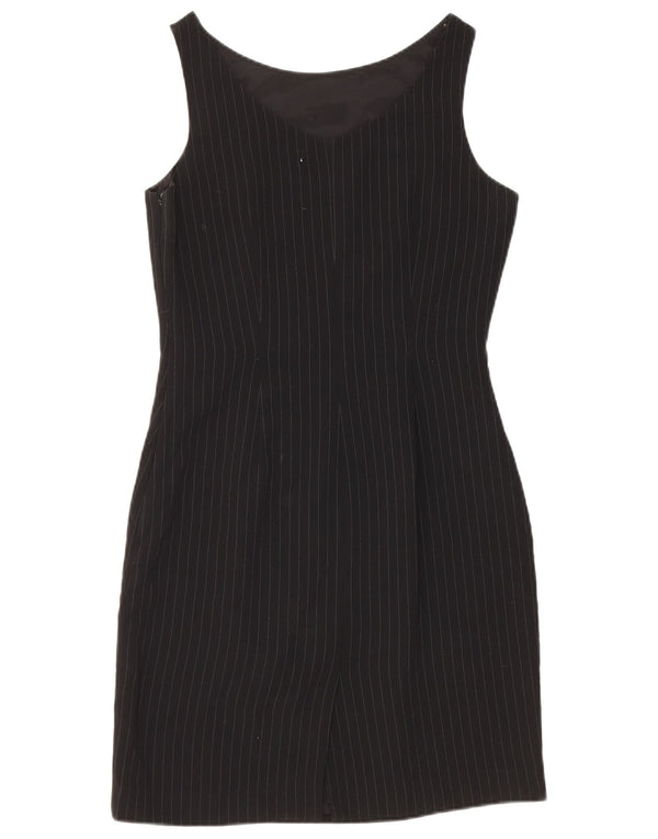 Rochie Hobbs pentru femei fără mâneci, UK 10, triacetat cu dungi negre mici