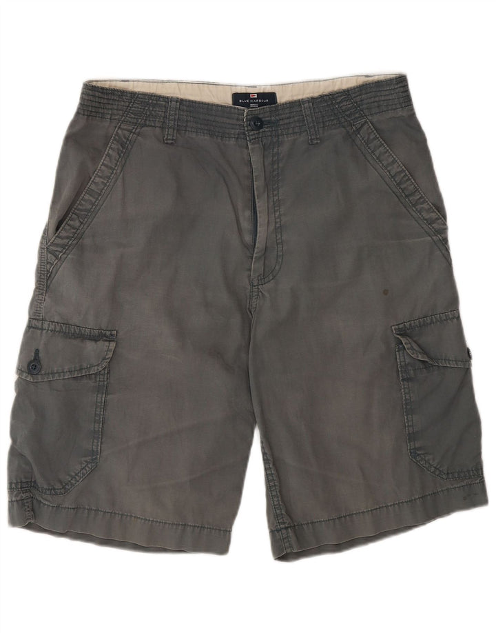 Pantaloni scurți cargo pentru bărbați Marks & Spencer W32, bumbac gri mediu