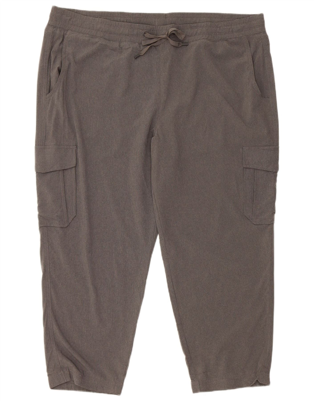 Eddie Bauer Pantaloni de trening Capri Cargo pentru femei UK 18 XL Poliester gri
