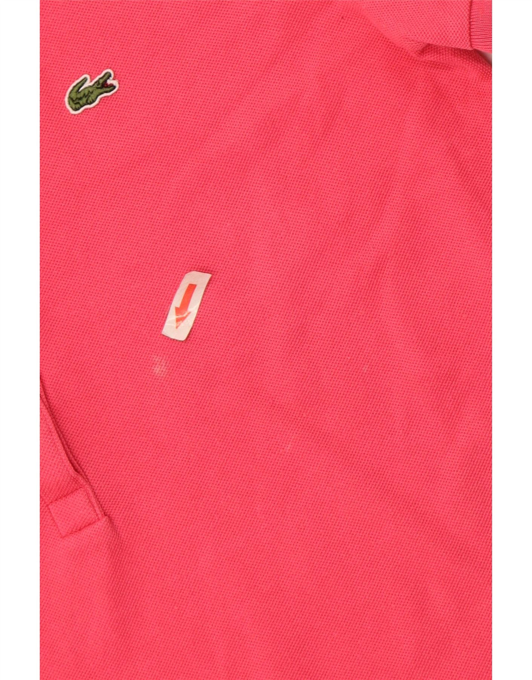 Tricou polo Lacoste pentru femei marimea 40 bumbac roz mediu