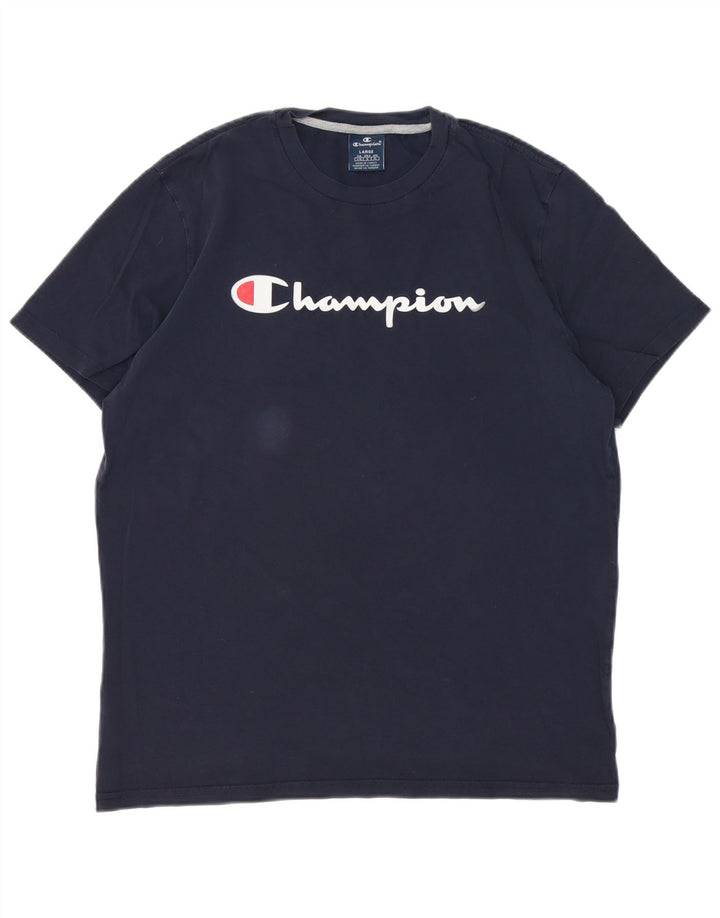 Tricou grafic pentru bărbați Champion Top mare, bleumarin