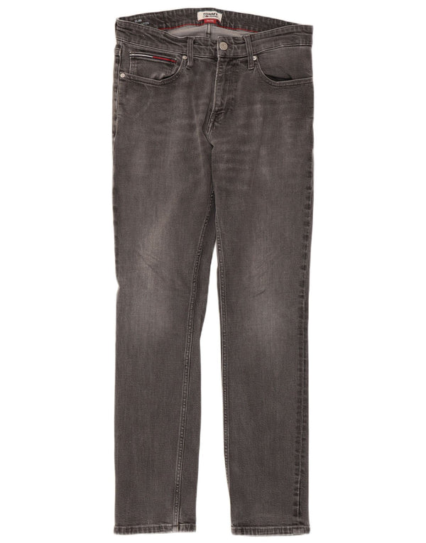 Blugi pentru bărbați TOMMY HILFIGER Scanton Slim W32 L30 bumbac gri