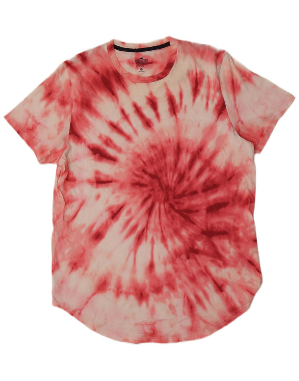 Tricou pentru bărbați Hollister Top XL Pink Tie Dye