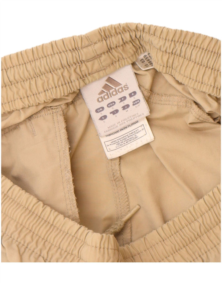 Pantaloni de trening Adidas Capri pentru bărbați UK 10 Mic, bej, poliester