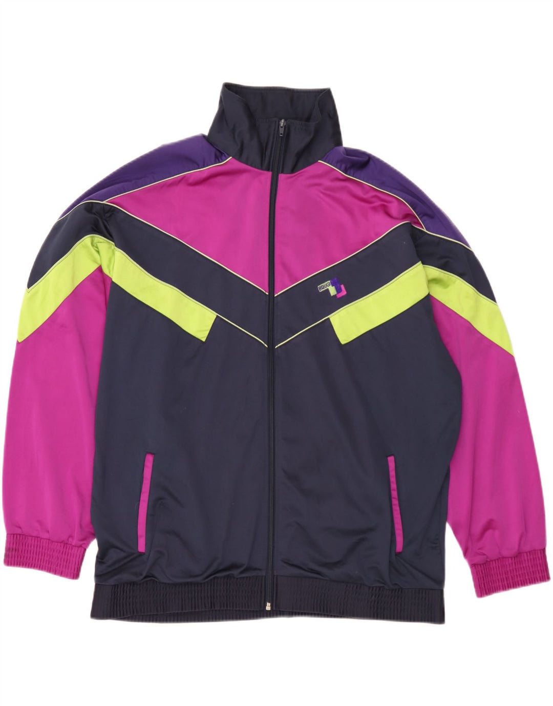 Jachetă de trening pentru bărbați Brugi, XL, albastru bleumarin, color block
