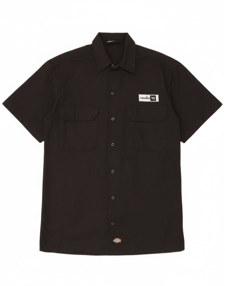 Cămașă cu mânecă scurtă pentru bărbați Dickies XS poliester negru