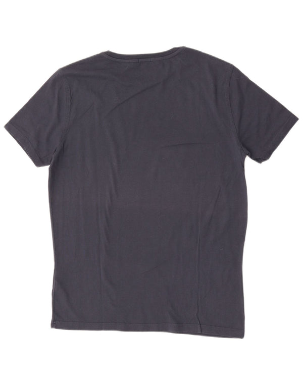 Tricou pentru bărbați Tommy Hilfiger Top mediu din bumbac bleumarin