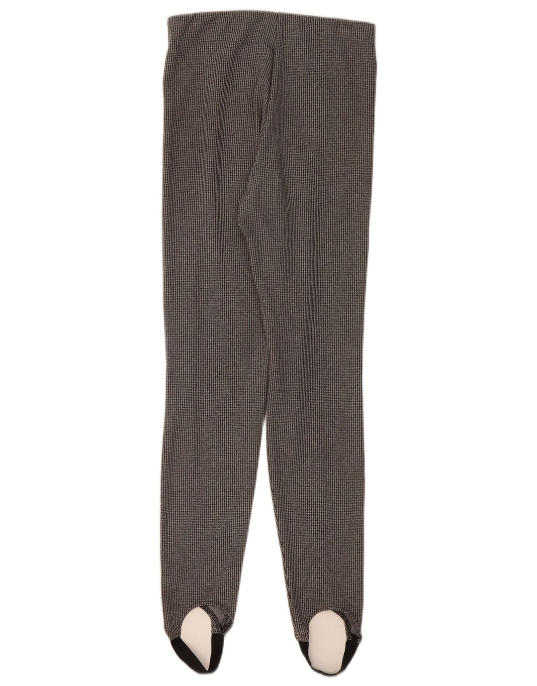 Pantaloni casual Zara femei Stirrup UK 12 Medium Gri Houndstooth