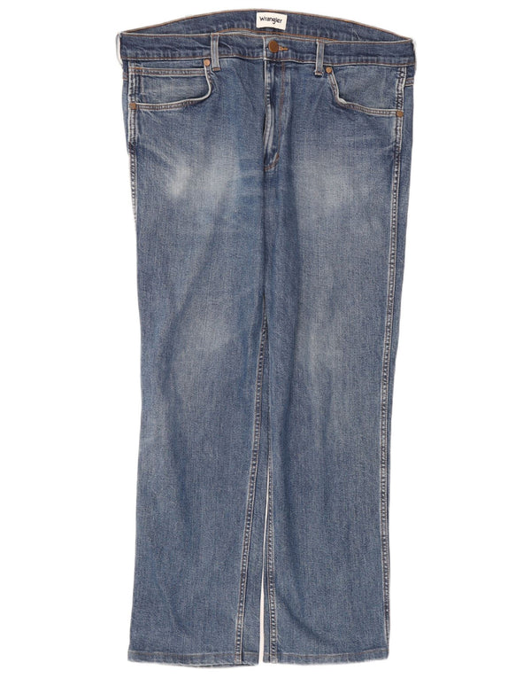 Blugi drepte Wrangler pentru bărbați Greensboro W38 L30 bumbac albastru