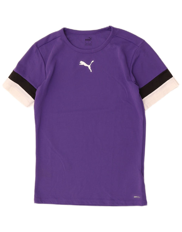 Tricou pentru bărbați Puma Top mic violet din poliester color bloc