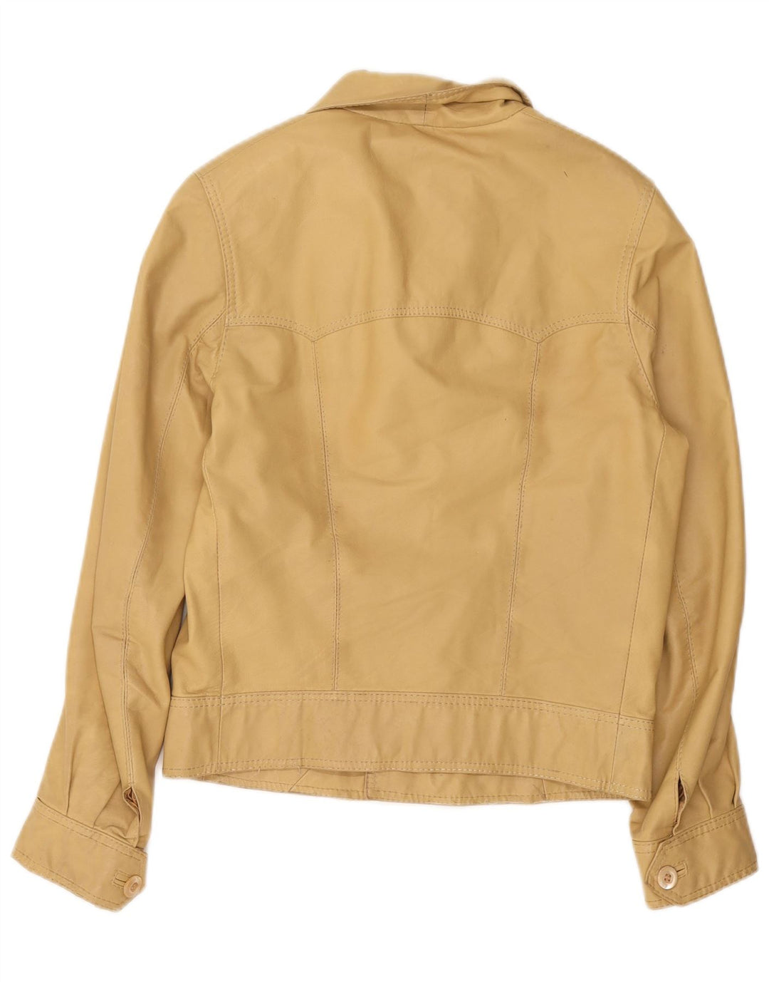 Bomber vintage pentru femei UK 10 Small Beige