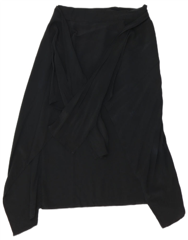 Fusta Wrap Asymetrica Pianoforte pentru femei MAX MARA IT 40 Small W28 Black