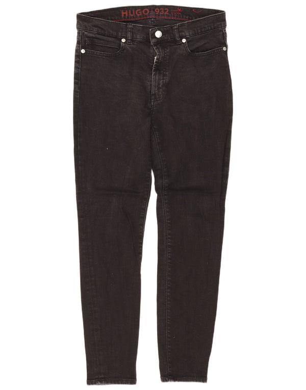 Blugi skinny pentru femei Hugo Boss W29 L26 bumbac negru