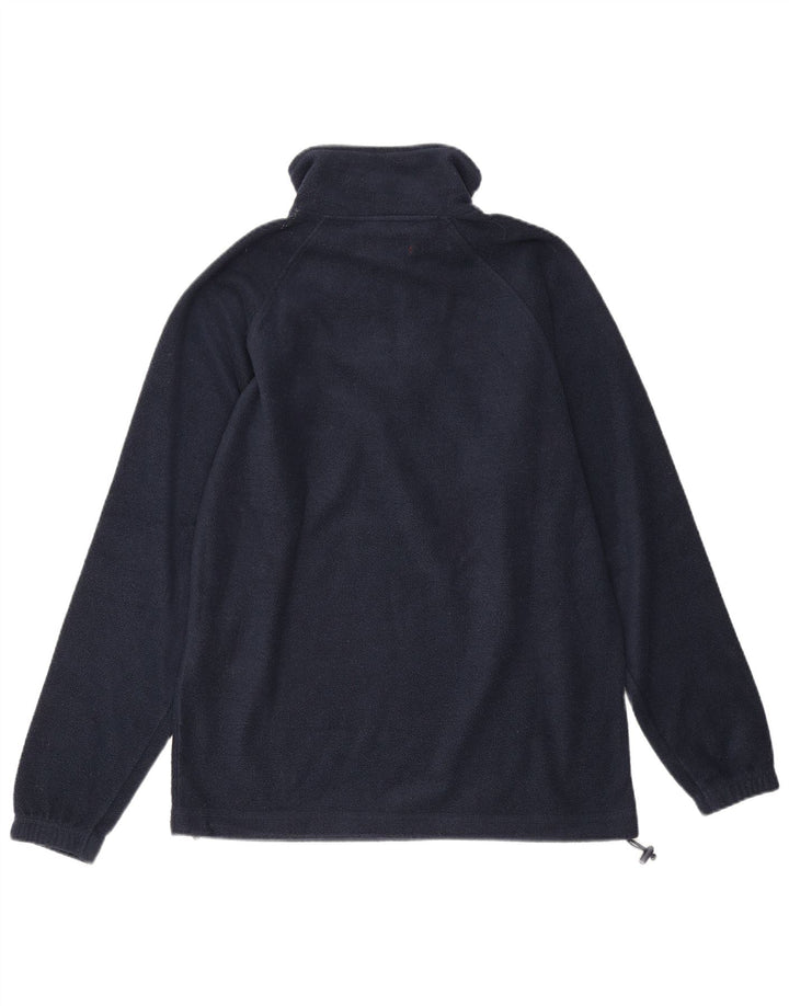 Pulover din fleece pentru bărbați Kappa, cu fermoar, poliester, albastru