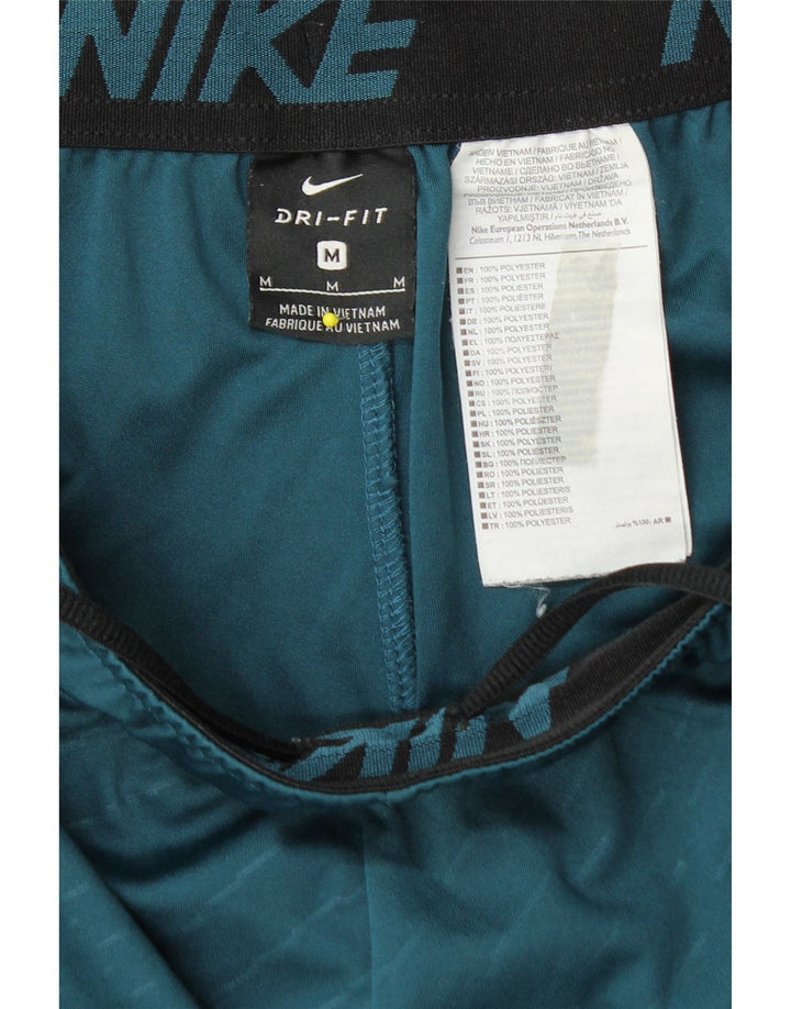 Pantaloni scurți sport Nike Dri Fit Graphic pentru bărbați, poliester cu dungi albastre medii