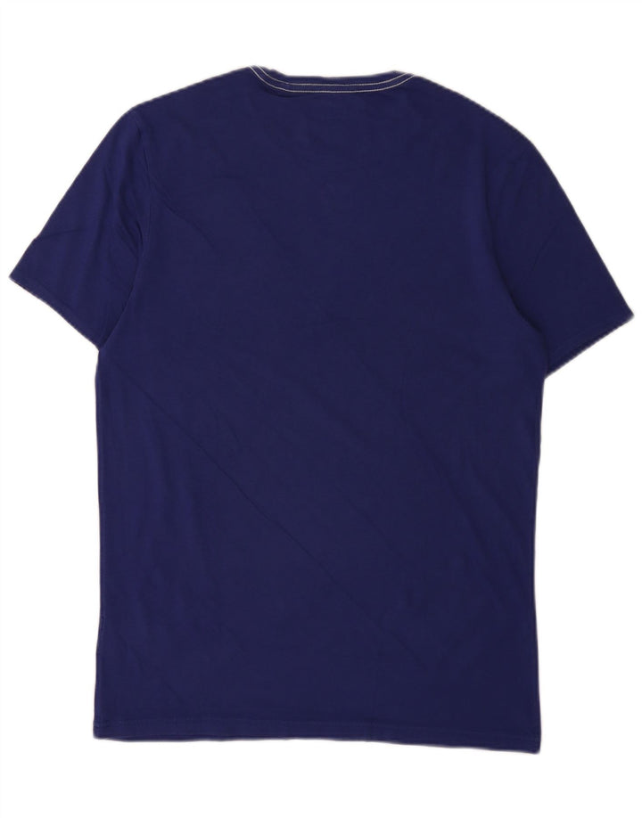 Tricou grafic Guess pentru bărbați Top din bumbac violet mediu
