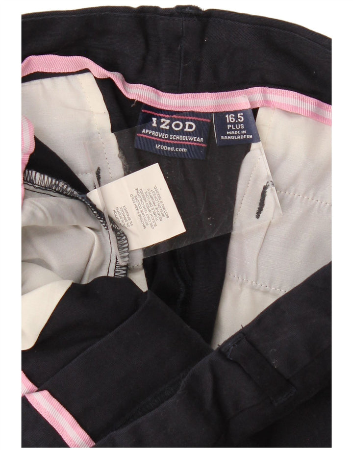 IZOD Pantaloni chino drepți pentru băieți 15-16 ani W30 L29 bleumarin bumbac