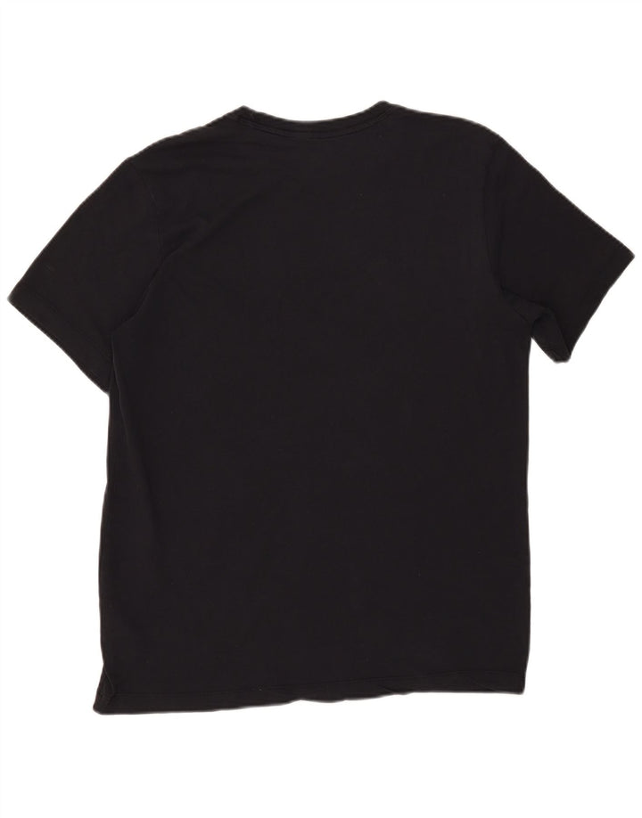Tricou Nike Dri Fit pentru bărbați Top mediu din bumbac negru