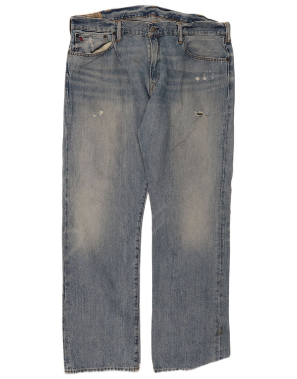 Blugi drepti pentru bărbați Polo Ralph Lauren W38 L32 albastru