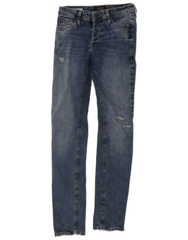 Blugi Jack & Jones GLENN Slim pentru bărbați W27 L32 Bumbac albastru