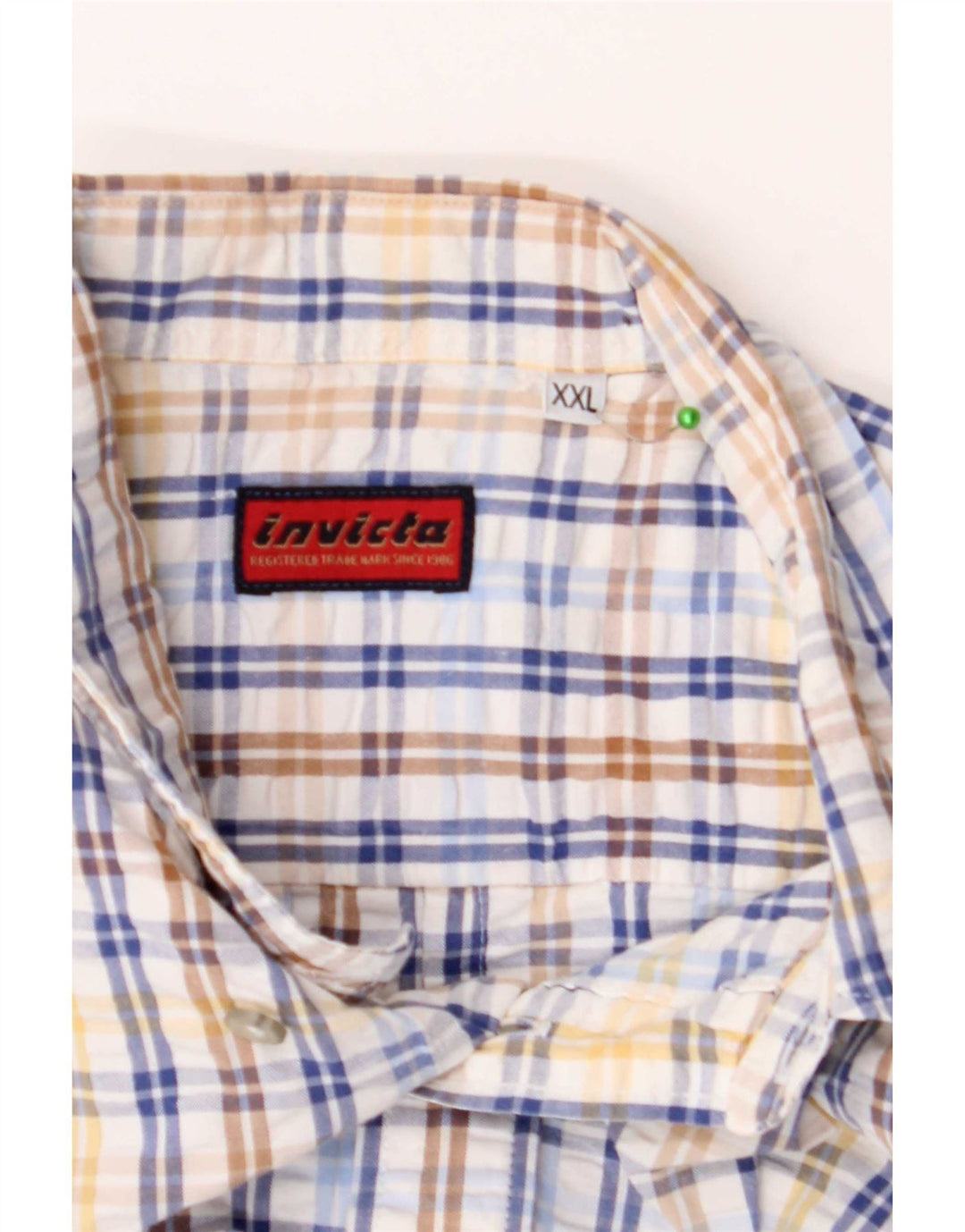 Cămașă pentru bărbați Invicta 2XL Blue Plaid