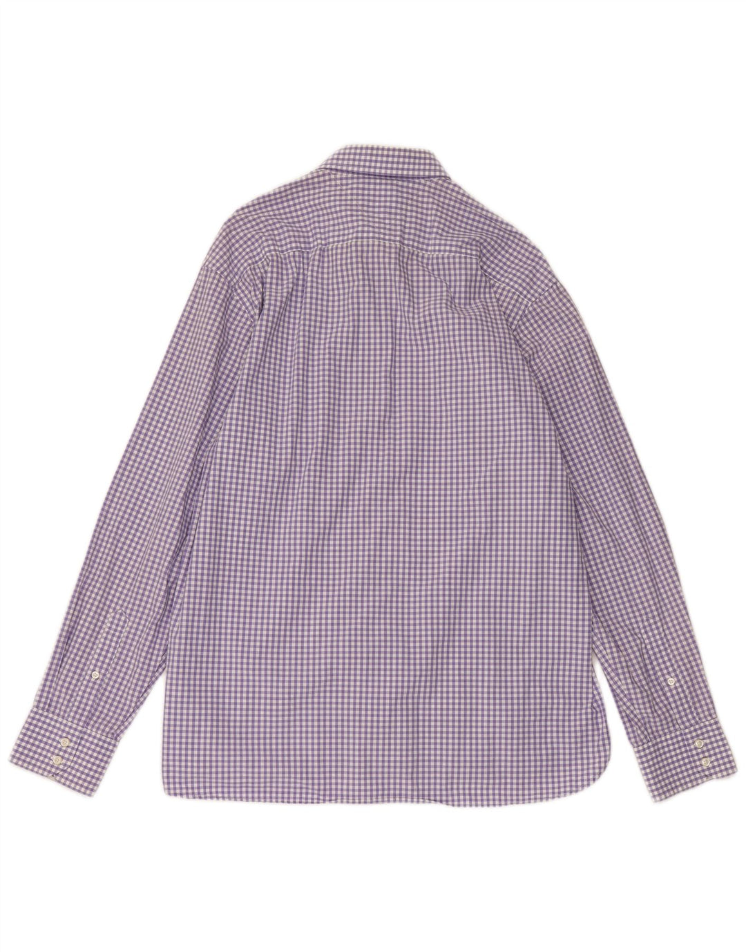 TOMMY HILFIGER Mens Shirt XL Purple Check Cotton