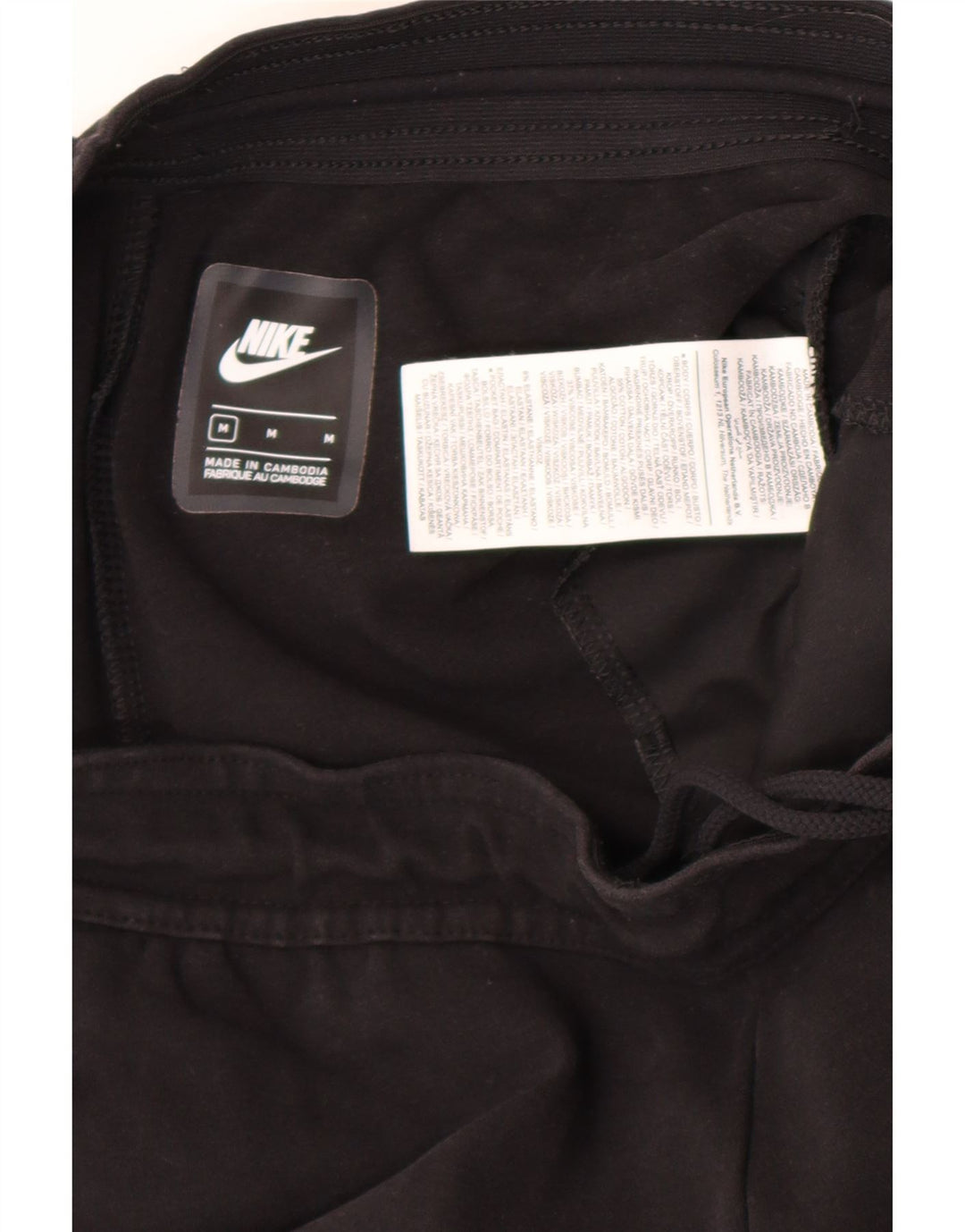 Pantaloni de trening Nike pentru femei UK 14, bumbac mediu negru