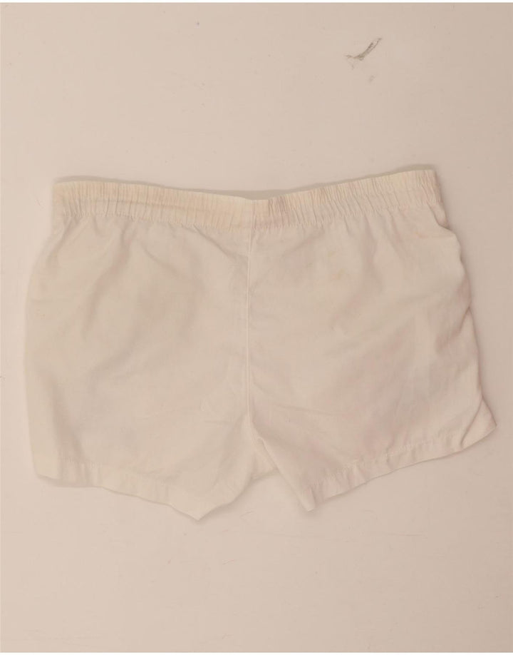 Sergio Tacchini Pantaloni scurți sport grafic pentru bărbați IT 46 Poliester alb mic