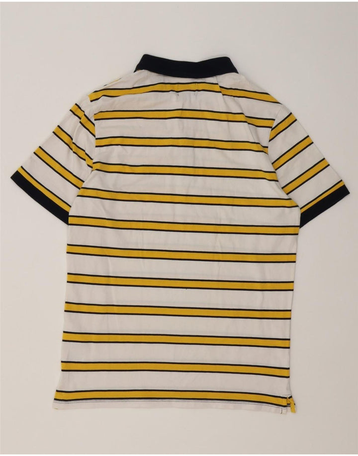 Cămașă polo Guess pentru bărbați din bumbac cu dungi albe mari