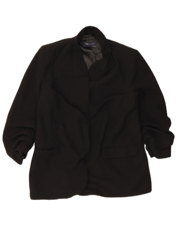 Jachetă pentru femei Marks & Spencer Open Blazer UK 14, mare, negru, poliester