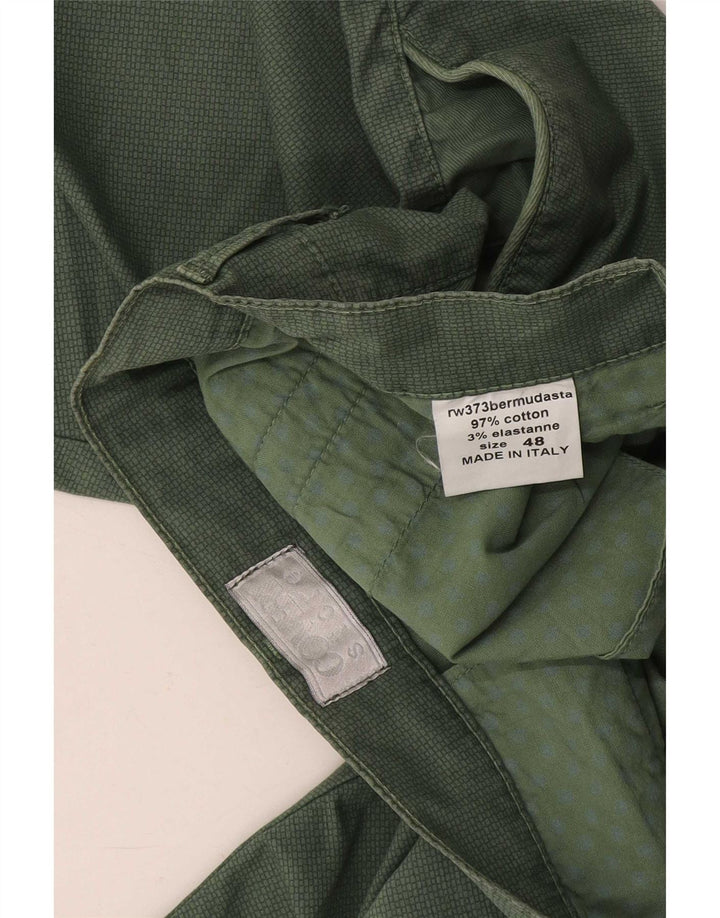 Pantaloni scurti chino pentru bărbați Coveri IT 48 Medium W32 Bumbac verde