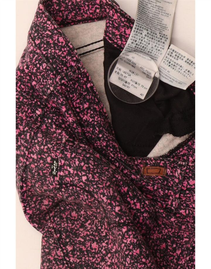 Pantaloni casual skinny LEVI'S pentru femei W28 L31 bumbac cu pete roz