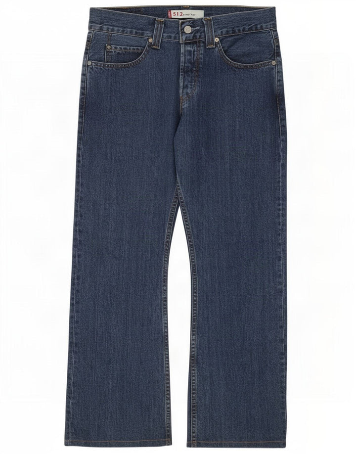 Blugi pentru bărbați Levi's 512 Bootcut W30 L30 Bumbac albastru