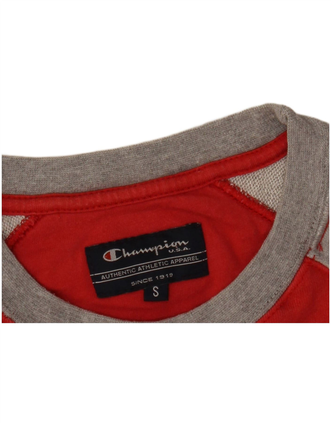 Pulover cu grafic pentru bărbați Champion Pulover mic roșu Colorblock