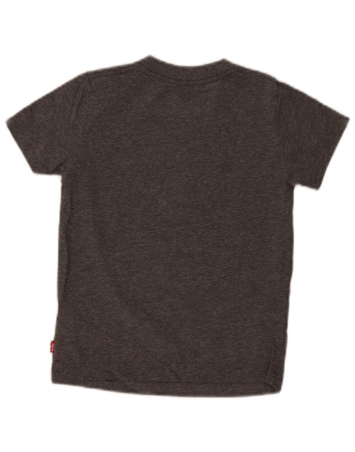 Tricou grafic Levi's pentru baieti Top 5-6 ani bumbac gri