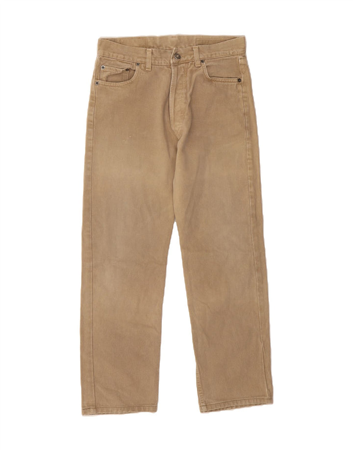 HOLIDAY Mens Straight Jeans W32 L27 Beige Cotton Vintage Holiday and Second-Hand Holiday from Messina Hembry 