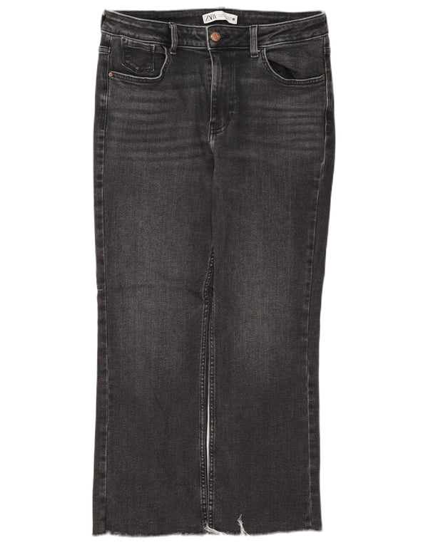 Blugi tăiați pentru femei Zara EU 40 Medium W30 L26 Gri
