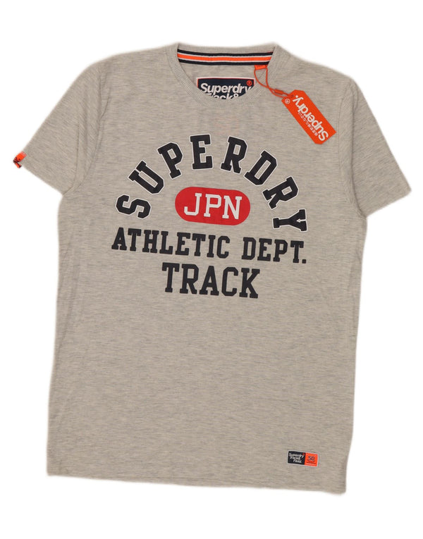 Tricou grafic pentru bărbați Superdry Top mare bumbac gri