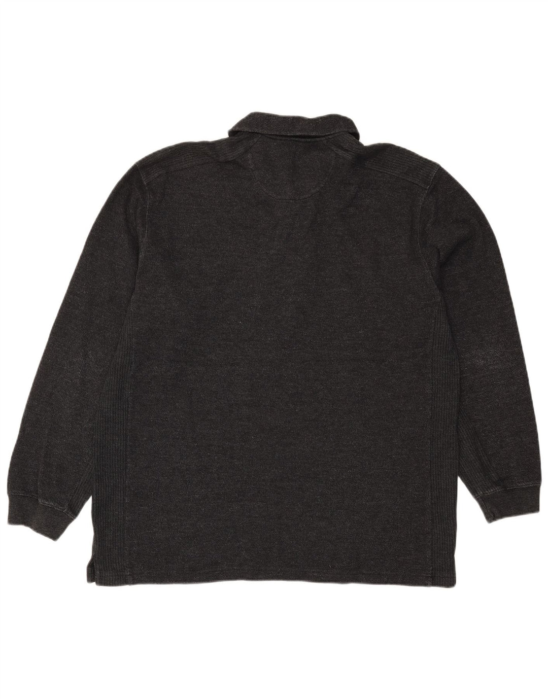 Cămașă polo cu mânecă lungă IZOD pentru bărbați, bumbac negru